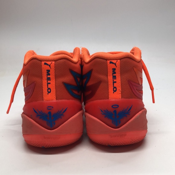Mens PUMA MB.02 Supernova 376442-01 Orange/Blue USED Without Box Sz 6 - Picture 4 of 12